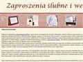 Zaproszenia na ślub, zaproszenia na wesele Warszawa